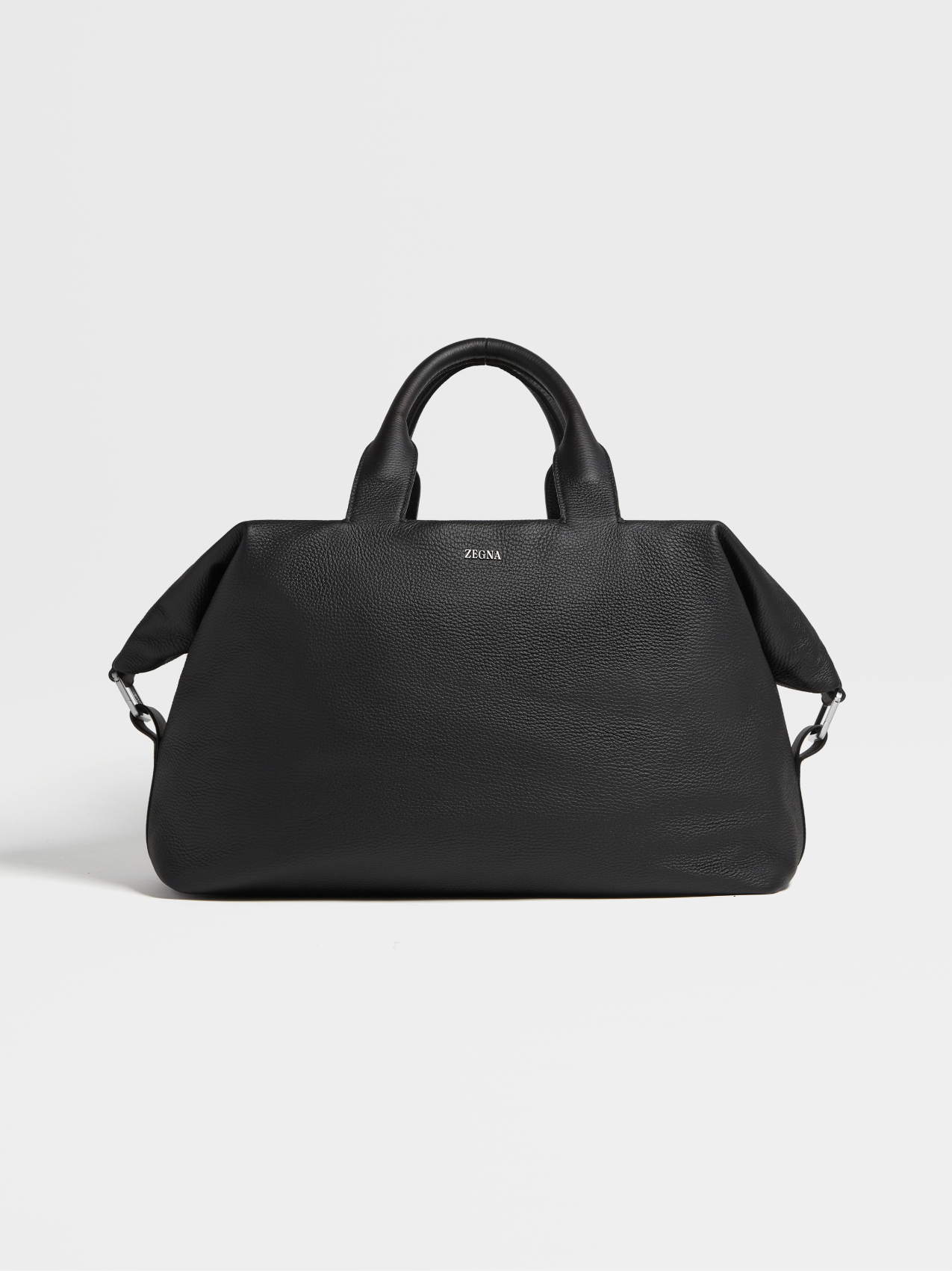 Black Deerskin Holdall Raglan